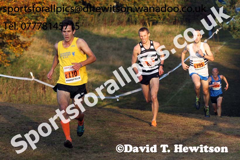 Senior men, National Cross Country Relays, Berry Park, Mansfield. Photo: David T. Hewitson/Sports for All Pics